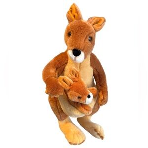 The Walt Disney Company Realistic Kanga and Roo Stuffed Plush Animals Rare